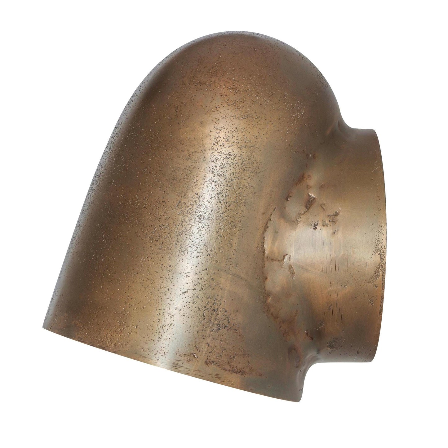 Hopton - Anitque Brass Mast Down Wall Light by Vintage-Electrical