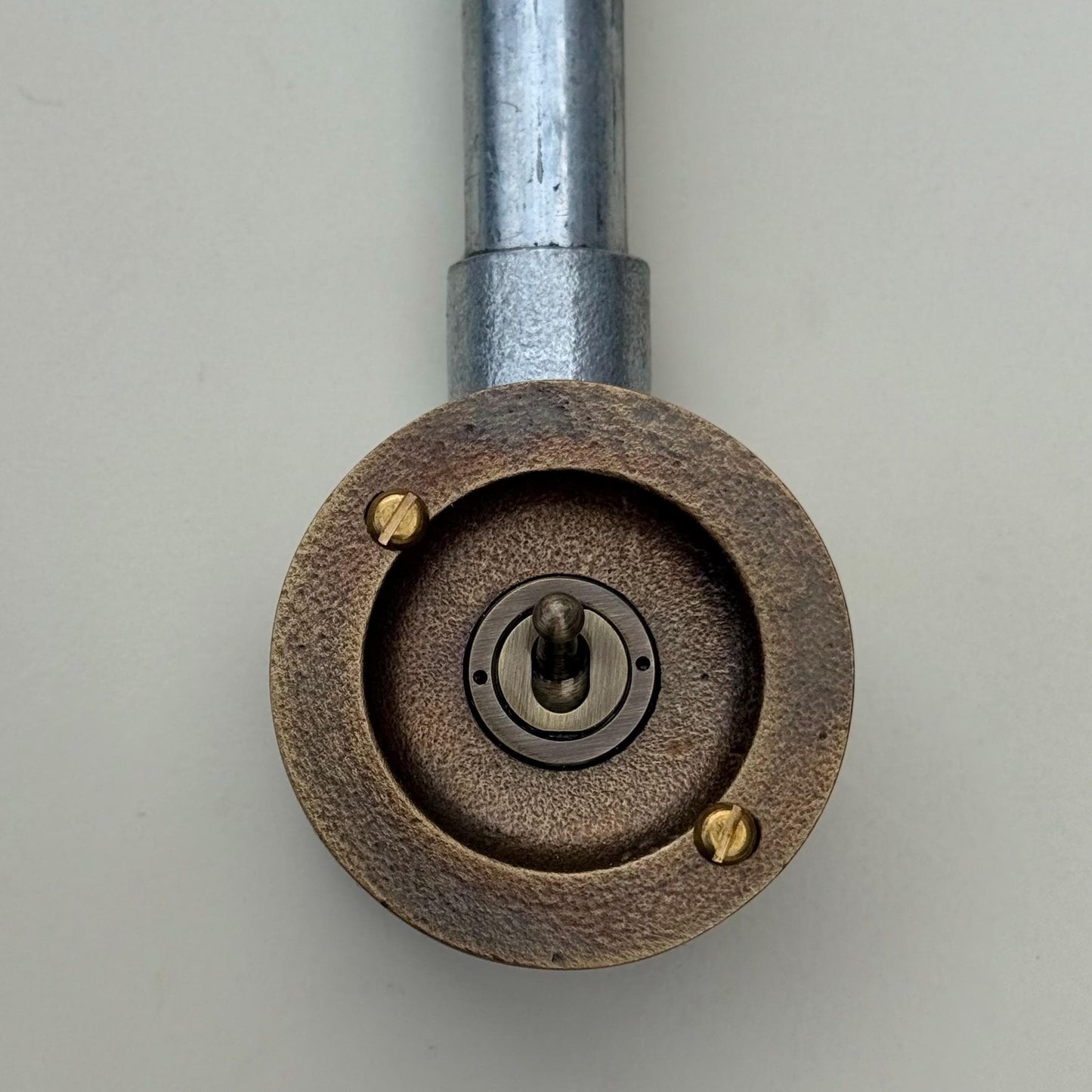 Single Gang Bronze Conduit Metal Light Switch Industrial by Vintage-Electrical