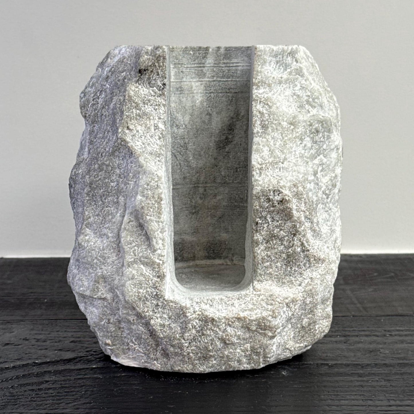 Marble Stone Solid Handcrafted Wine Bottle Holder by Vintage-Electrical