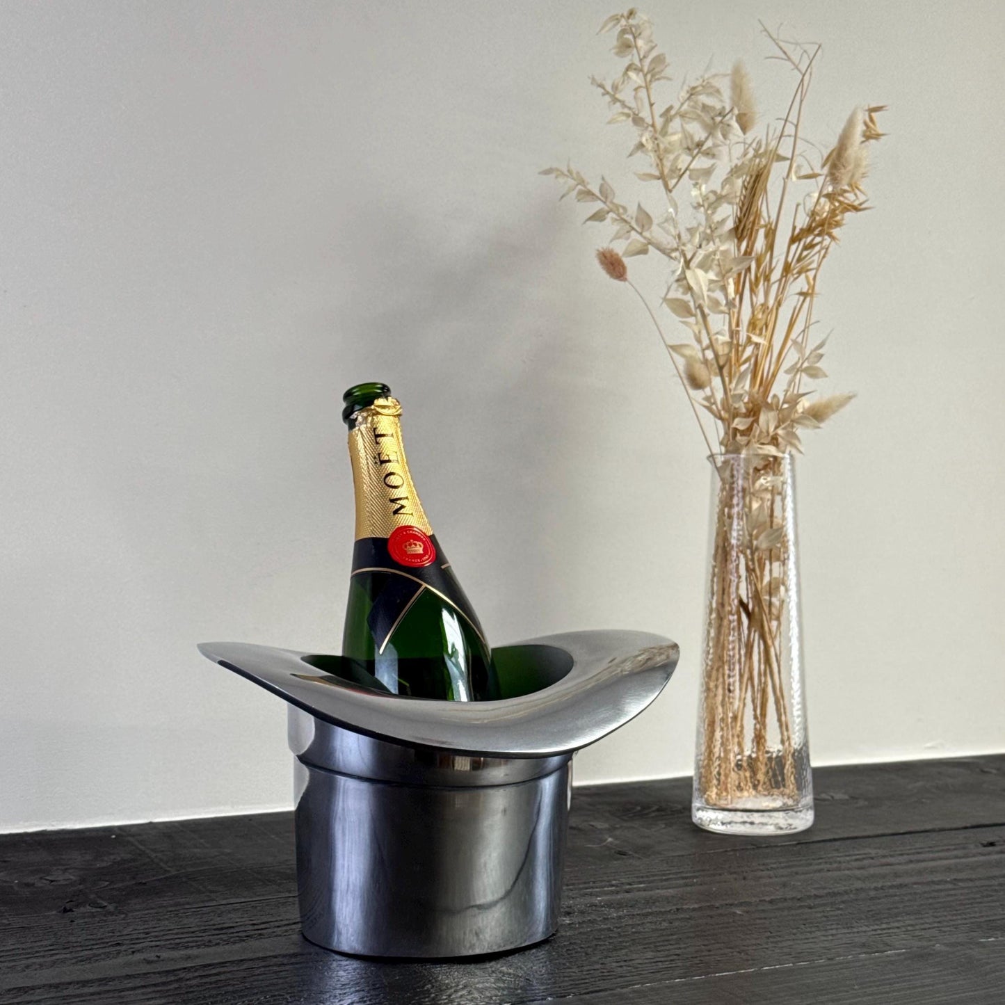 Top Hat ~ Solid Cast Champagne Ice Bucket - Wine Cooler by Vintage-Electrical
