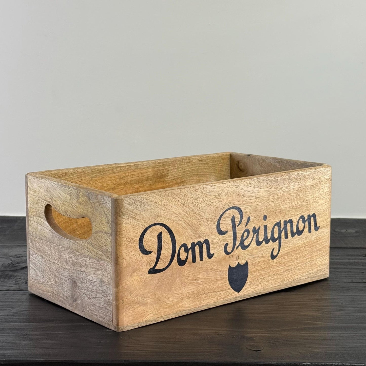 Dom Perignon Storage Wooden Champagne Crates Natural Finish by Vintage-Electrical