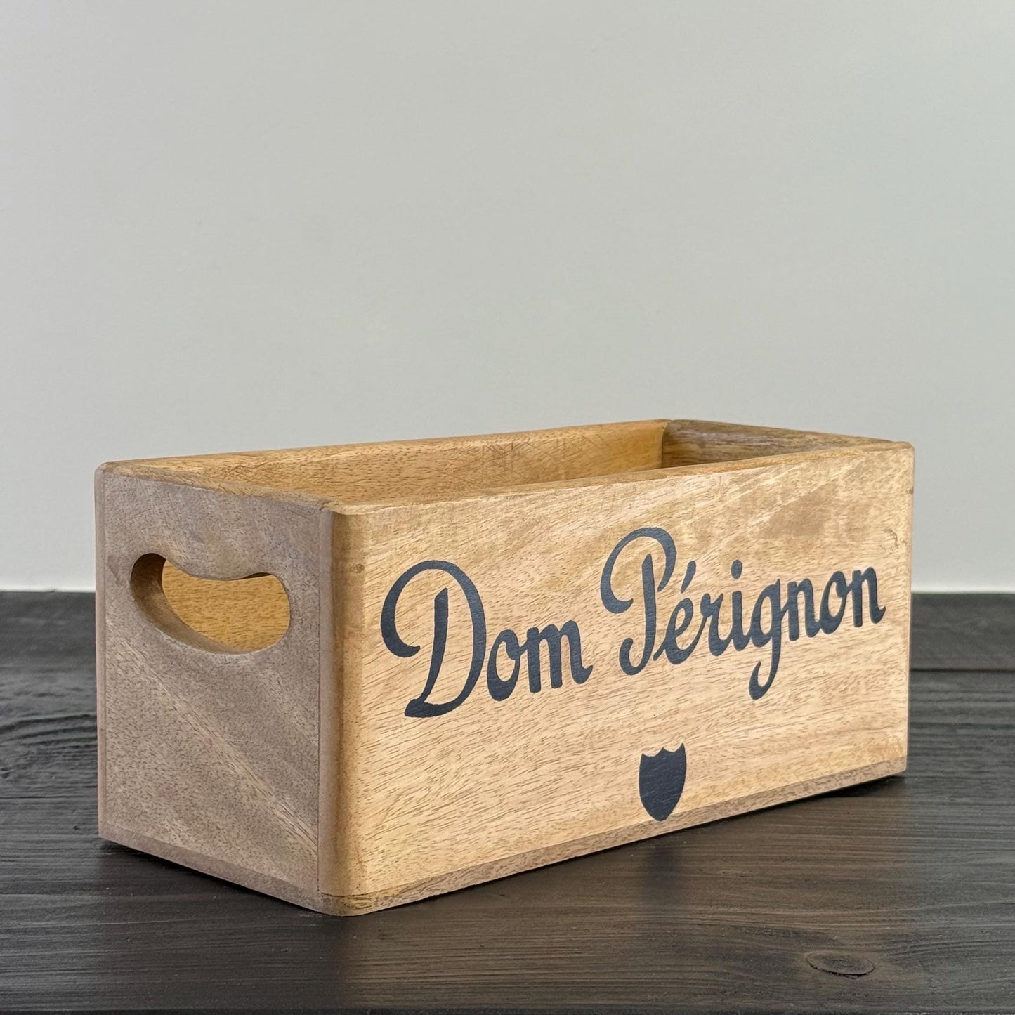 Dom Perignon Storage Wooden Champagne Crates Natural Finish by Vintage-Electrical