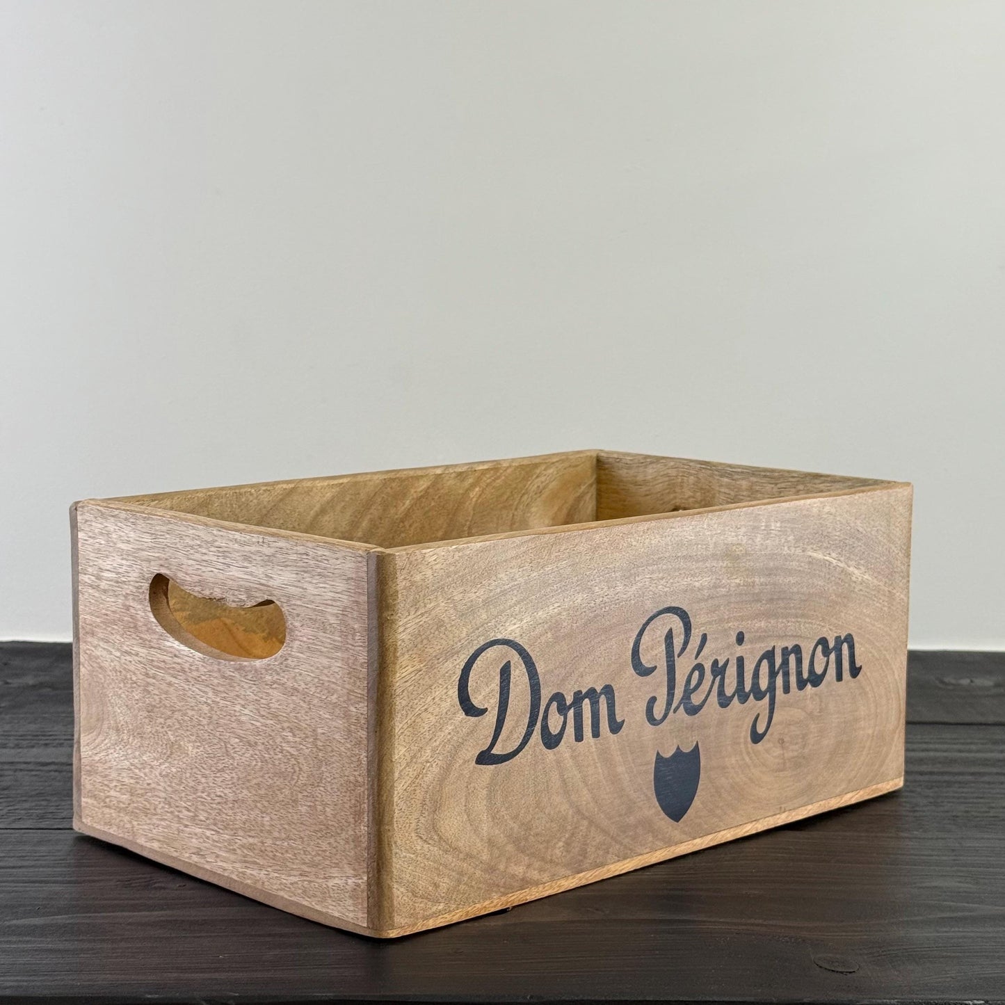 Dom Perignon Storage Wooden Champagne Crates Natural Finish by Vintage-Electrical