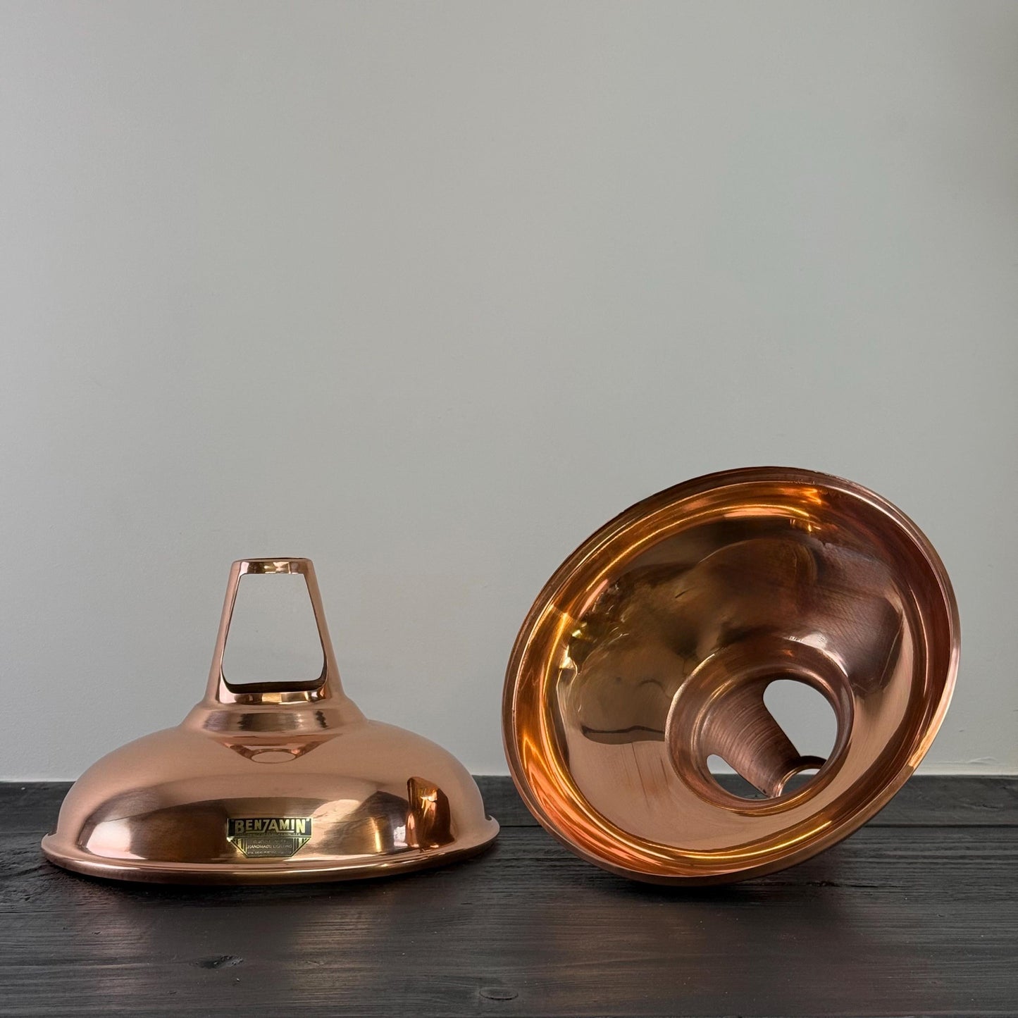 Cawston - Genuine Solid Copper Slotted Lampshade Pendant Ceiling Light - 11 Inch by Vintage-Electrical