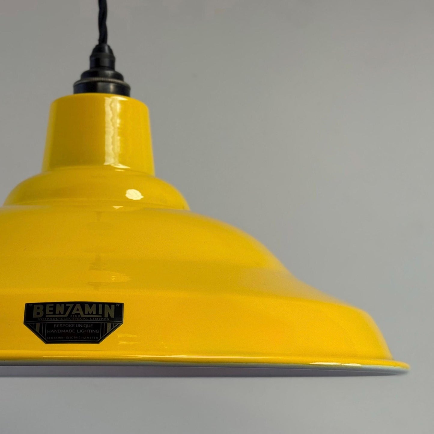 Bawsey ~ Summer Yellow Lampshade Pendant Set Light *Factory Second* ~ 16 Inch by Vintage-Electrical