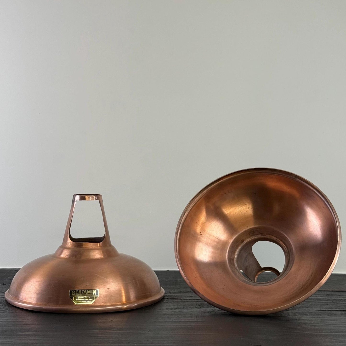 Cawston - Antique Copper Slotted Lampshade Pendant Ceiling Light - 11 Inch by Vintage-Electrical