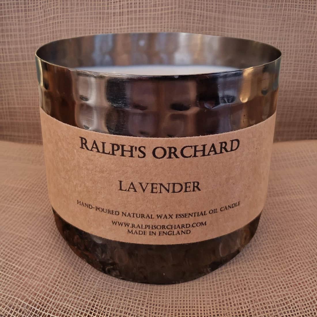 Ralph's Orchard 2-Wick Dimpled Black Candles