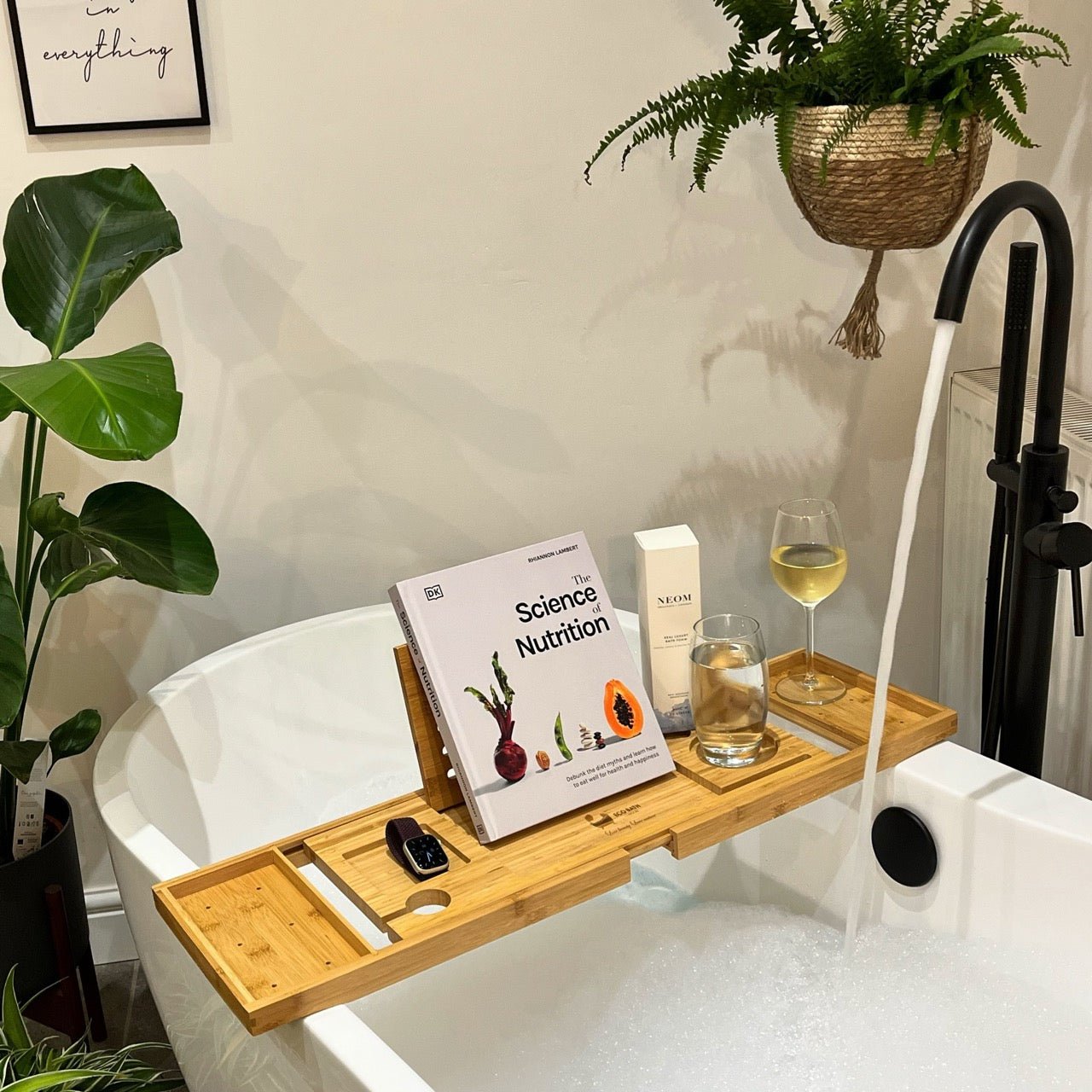Eco Bath Luxury Eco-Friendly Bamboo Bath Tray