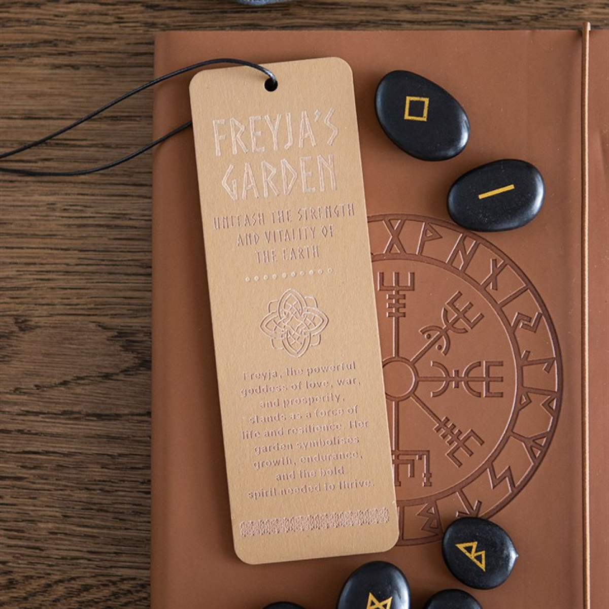 Freyja's Garden Wooden Bookmark