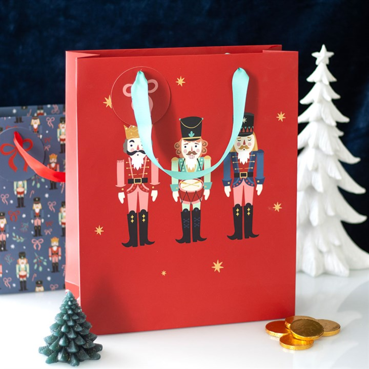 33cm Red Nutcracker Gift Bag