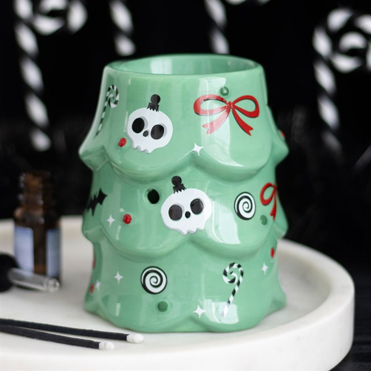 Creepy Christmas Tree Oil Burner and Wax Warmer