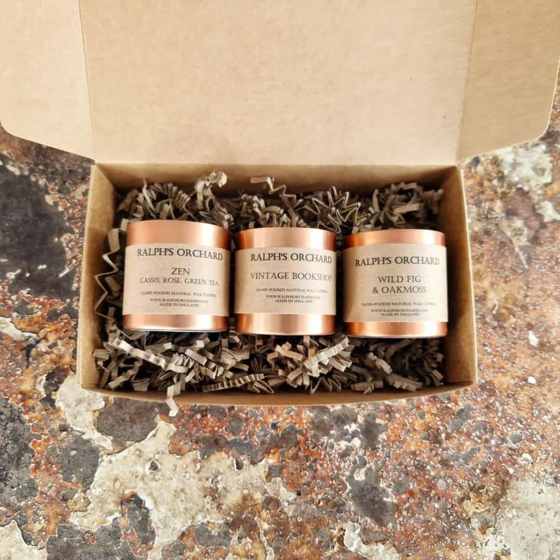 Ralph's Orchard Mini Scented Candles Gift Set