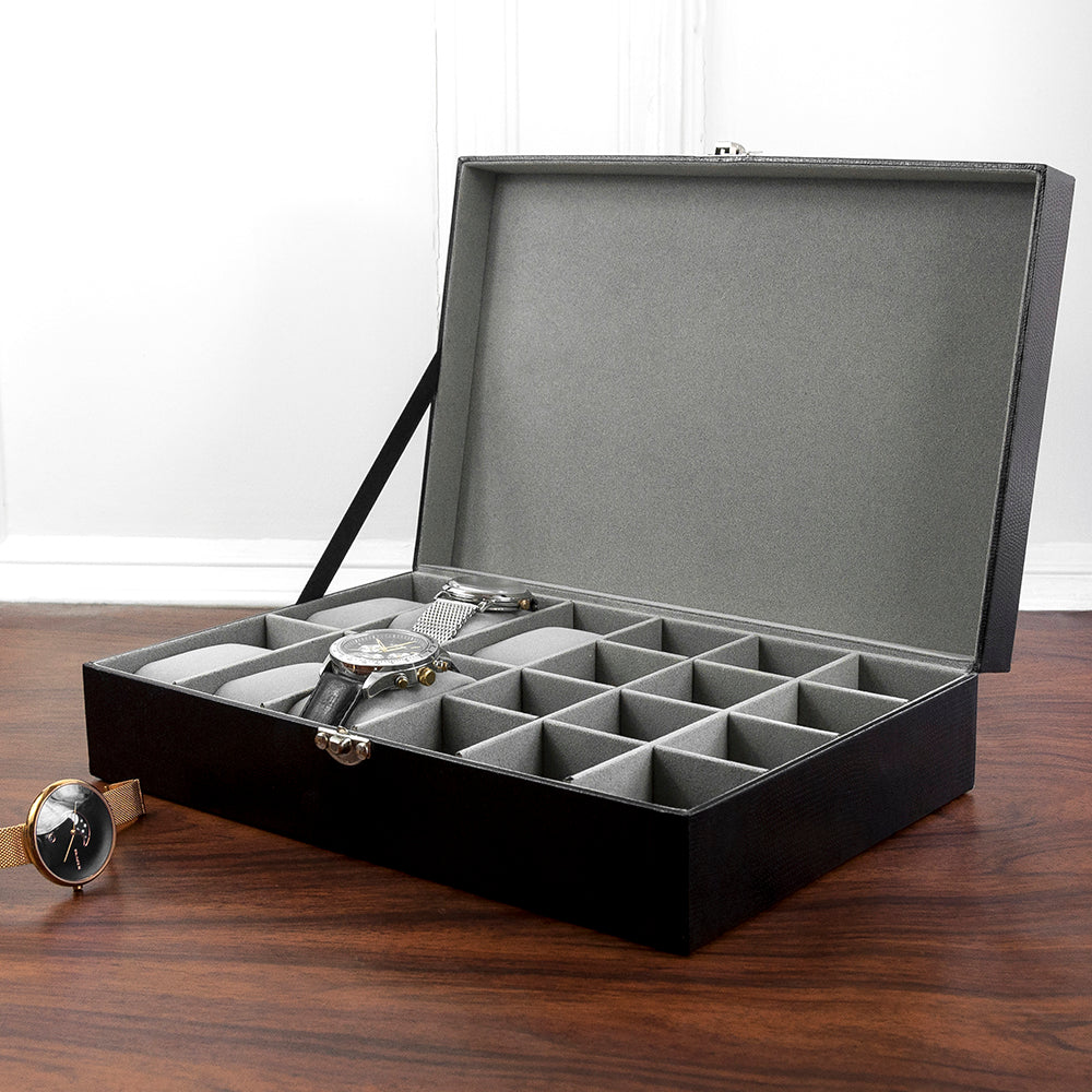 Treat Republic Personalised Watch and Cufflinks Box