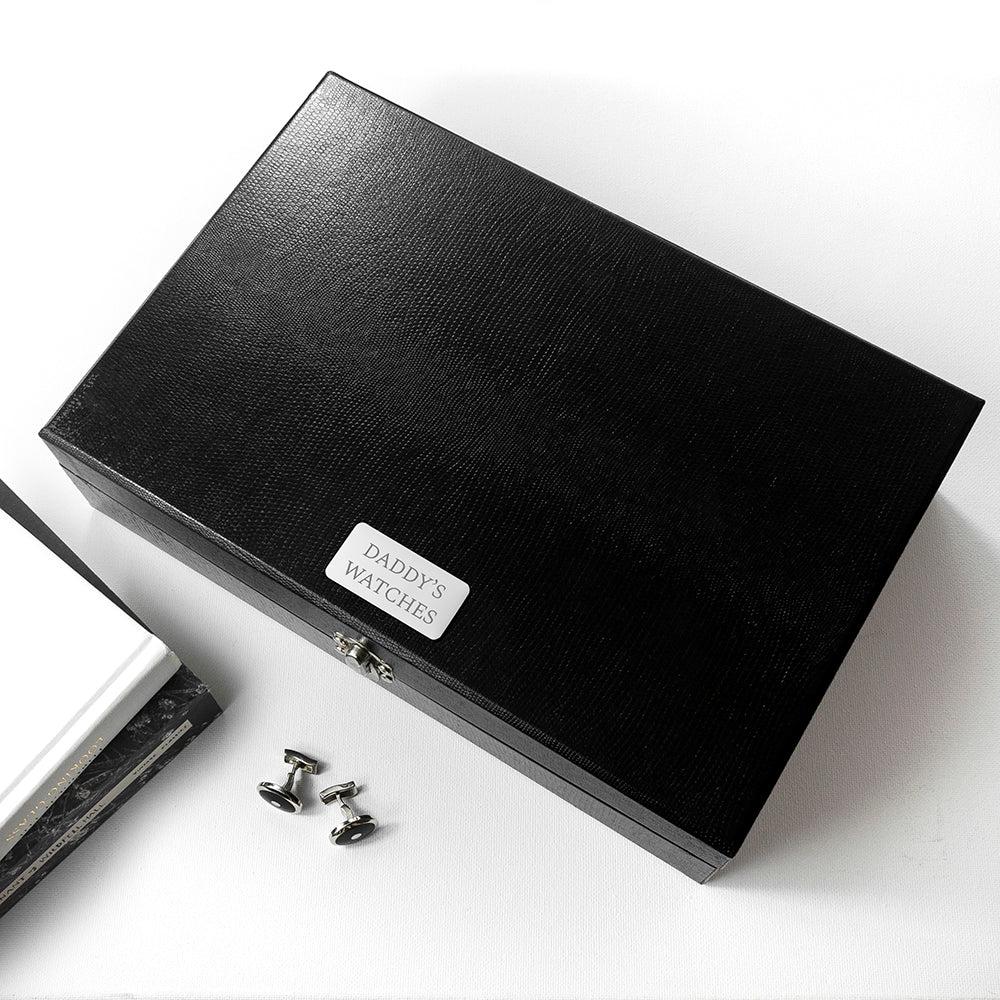 Treat Republic Personalised Watch and Cufflinks Box
