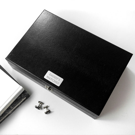 Treat Republic Personalised Watch and Cufflinks Box