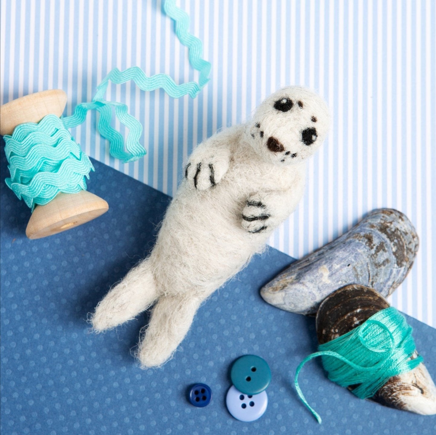 Seal Pup Needle Felting  for Beginners