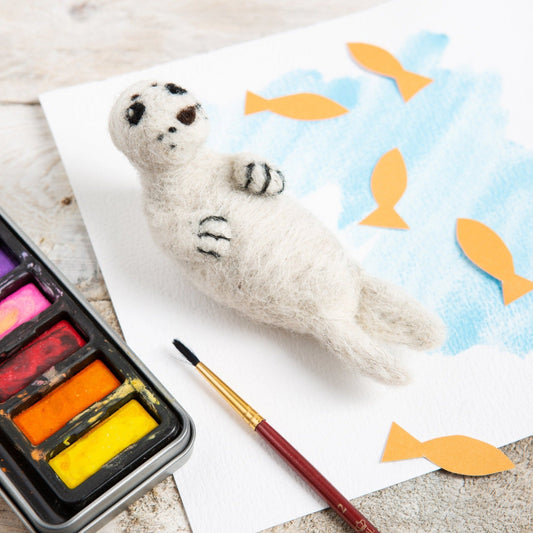 Seal Pup Needle Felting  for Beginners