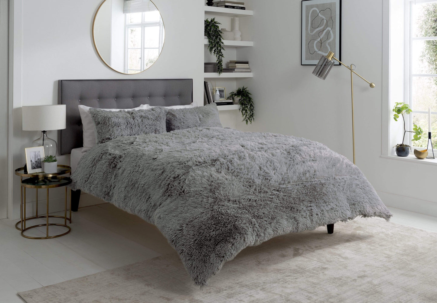 Snuggle & Cuddle Faux Fur Duvet Set for Winter Comfort Extra Soft Long Pile Bedding by OLIVIA ROCCO