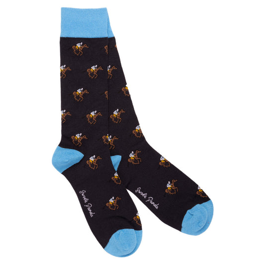 Racehorse Bamboo Socks by Swole Panda