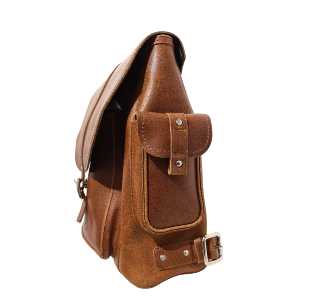 Men’s Tan Leather Backpack Handmade in England by Zatchels
