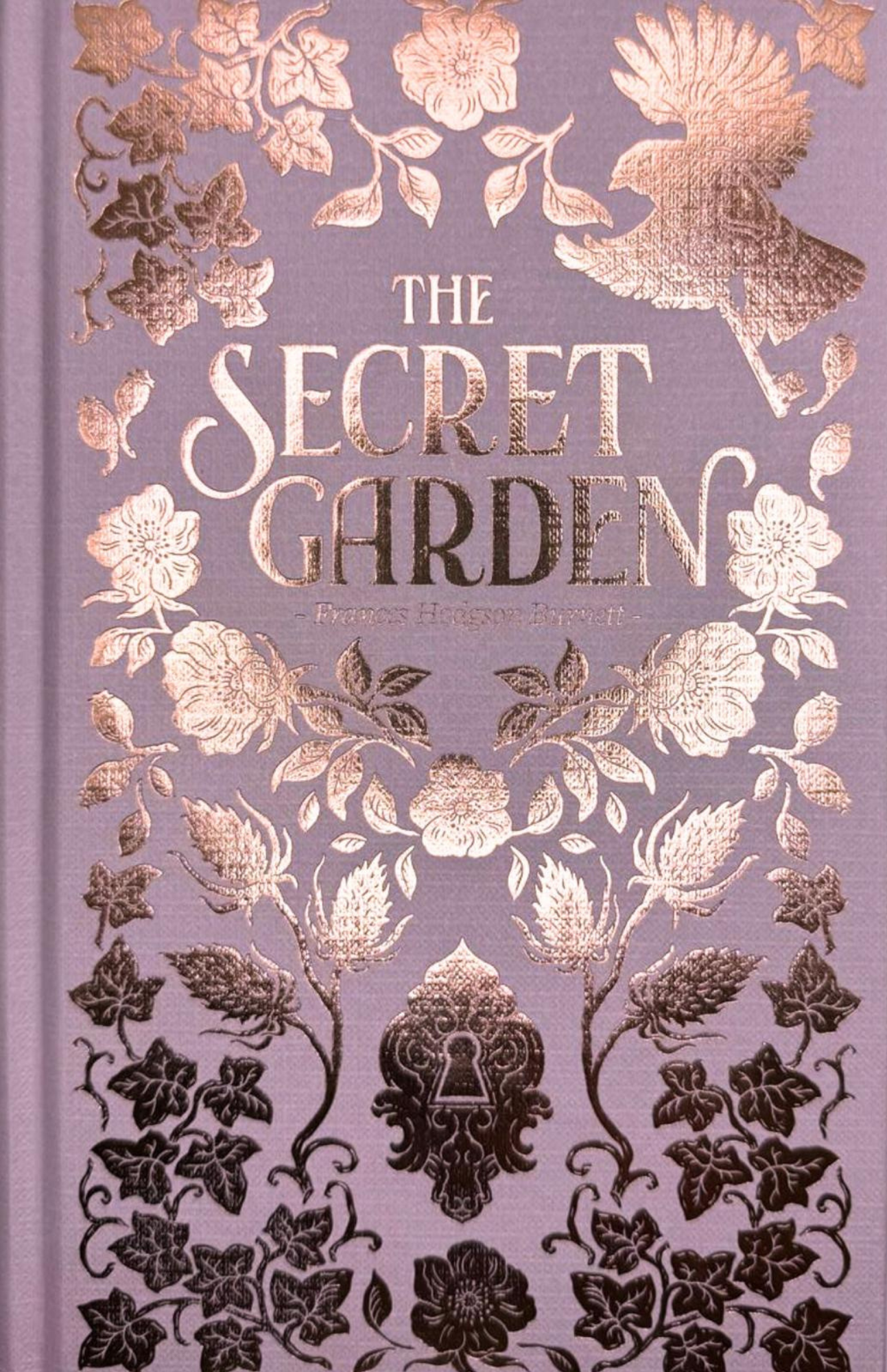 The Secret Garden Wordsworth Luxe Collection hardback showing the decorative floral cover design