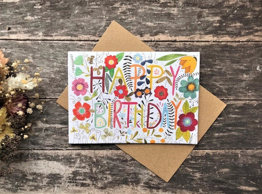 Plantable Seed Paper Birthday Card, Blank Inside (COL HB)
