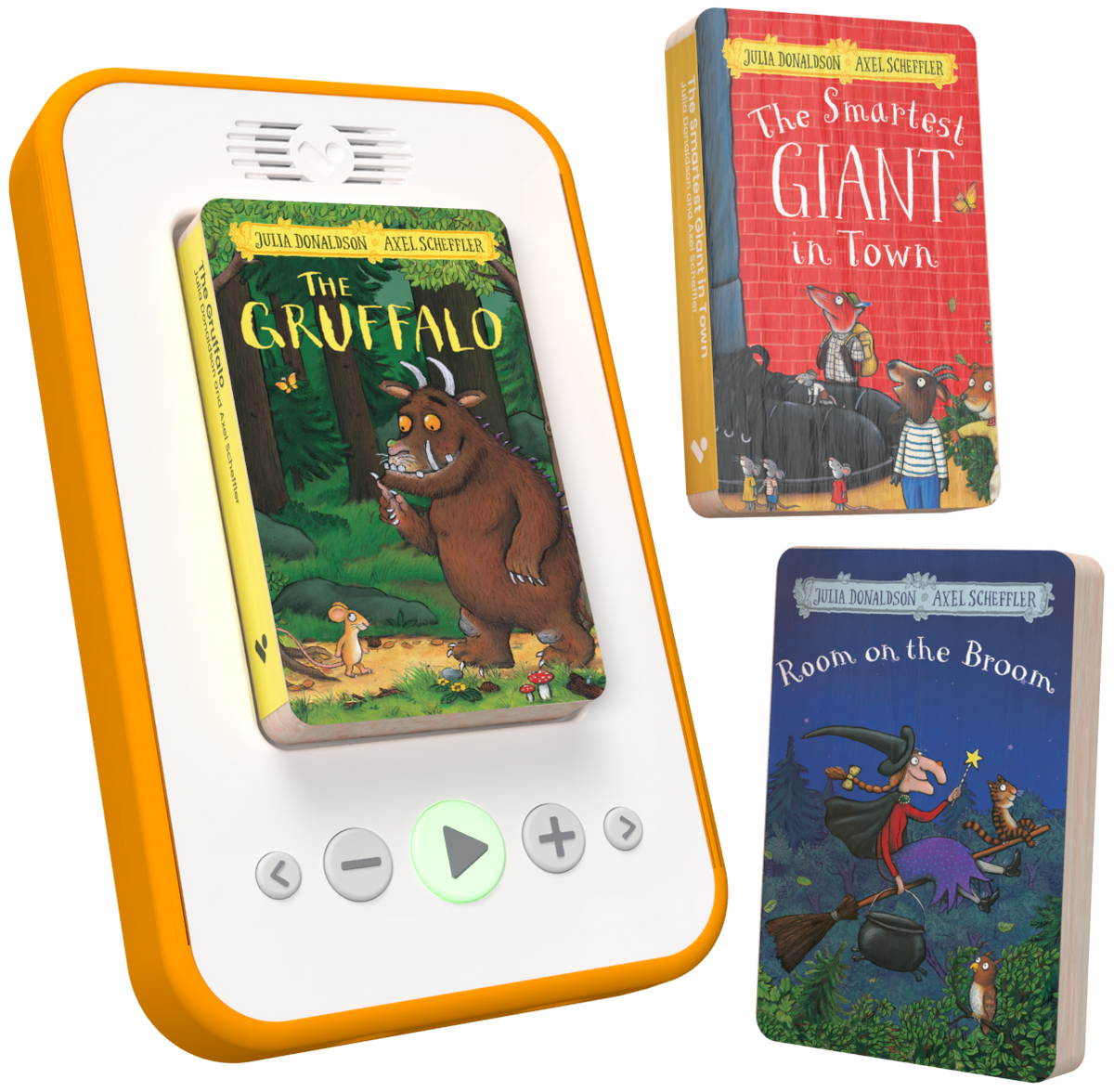 Orange Voxblock Gruffalo & Friends Starter Pack with player and three audiobooks