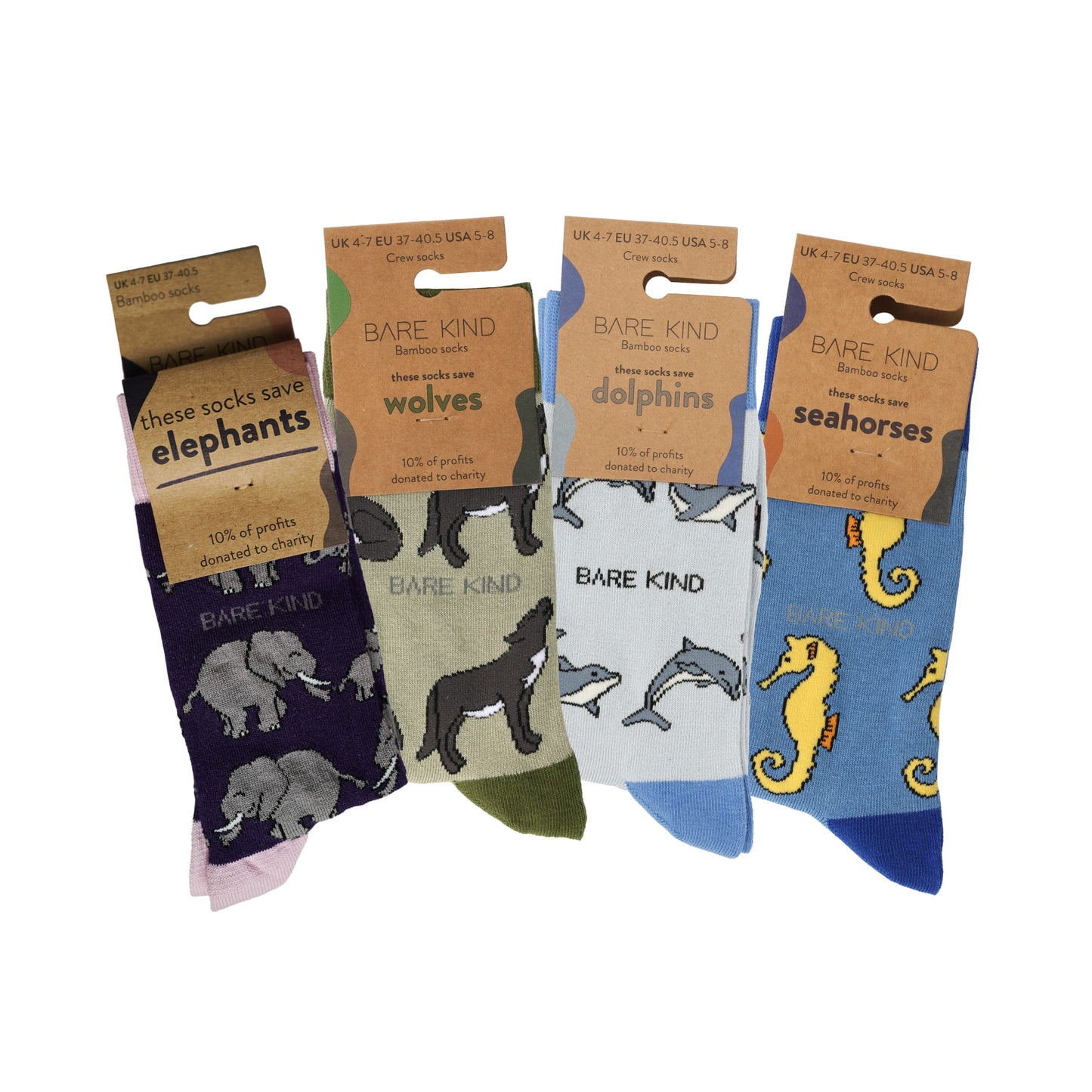Bare Kind Wild at Heart Bamboo Sock Set
