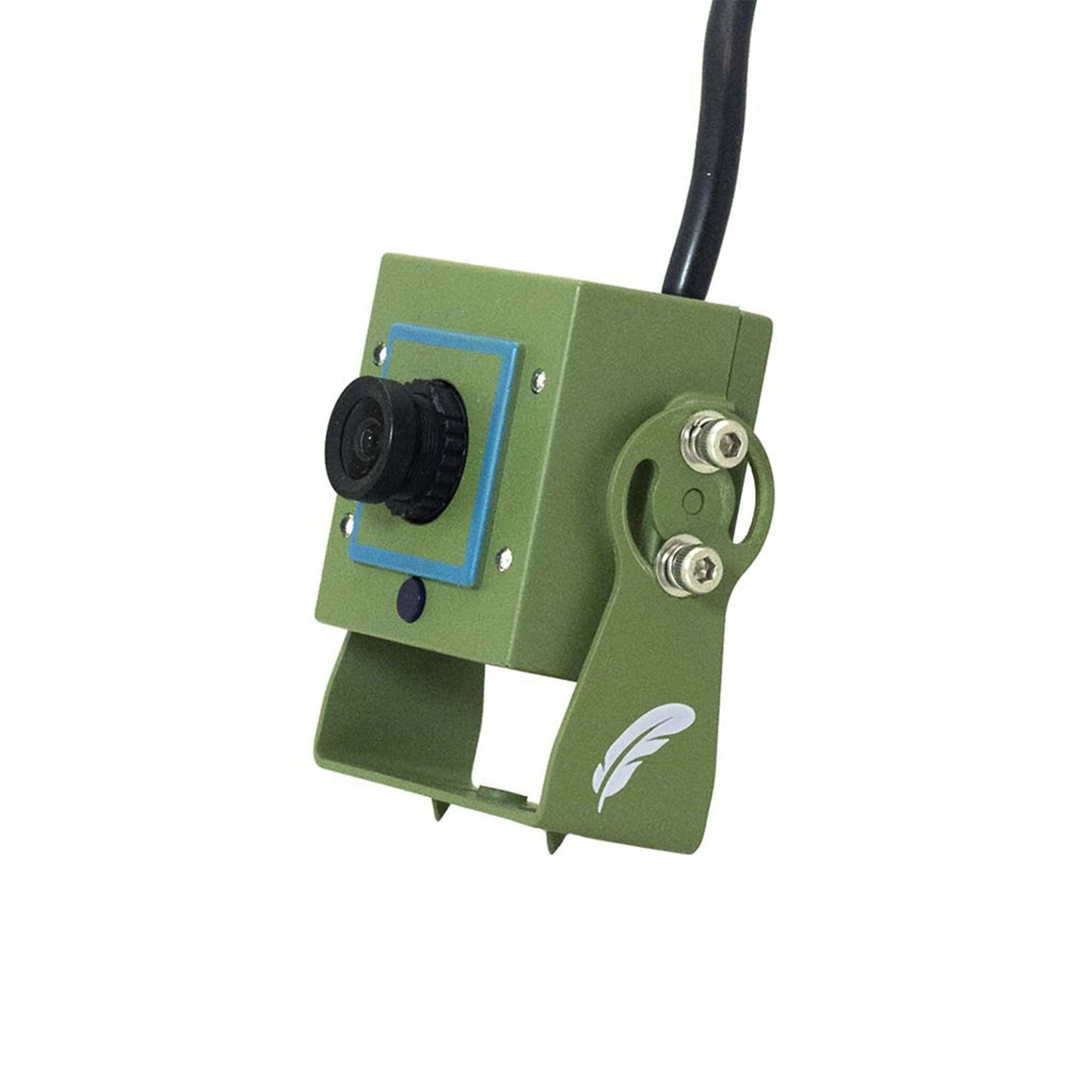 Green Feathers Cable Connection Bird Box & Wildlife Camera