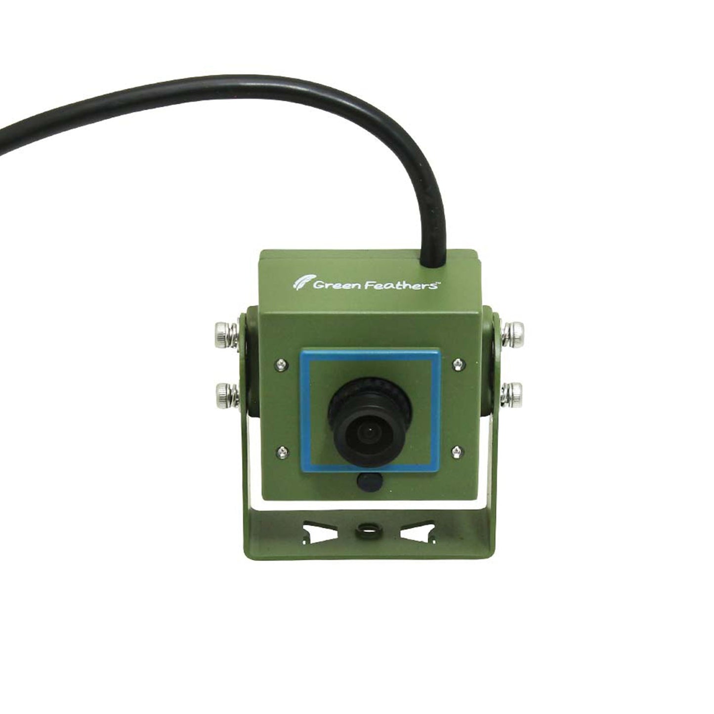 Green Feathers Cable Connection Bird Box & Wildlife Camera