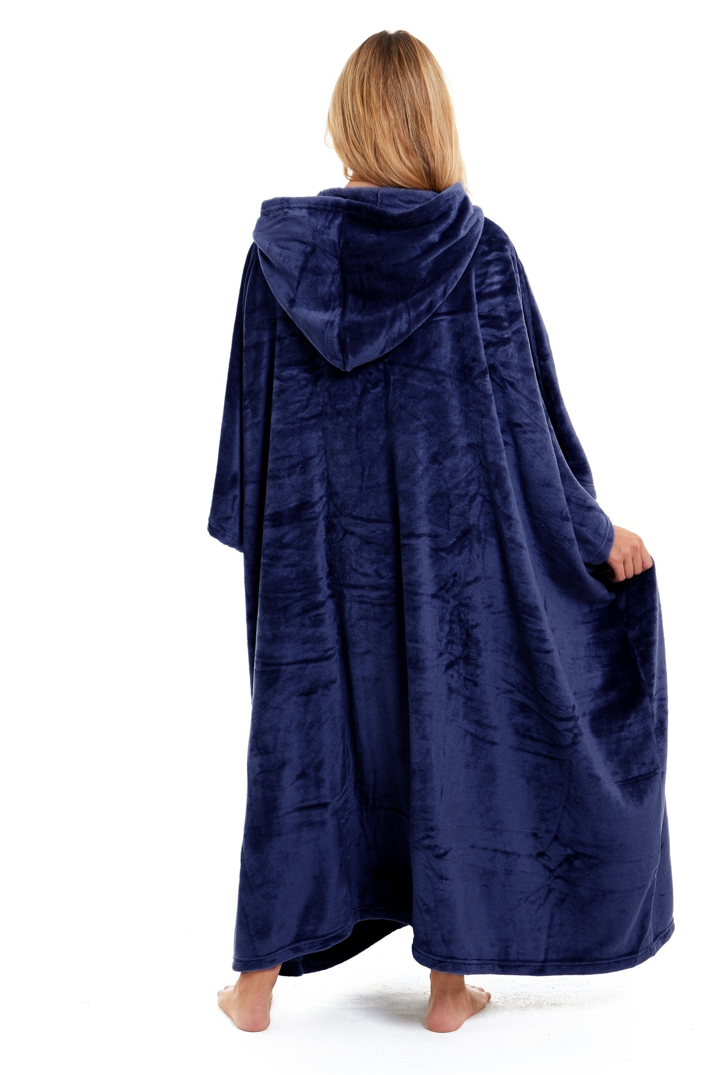 Women's Oversized Hooded Poncho Blanket