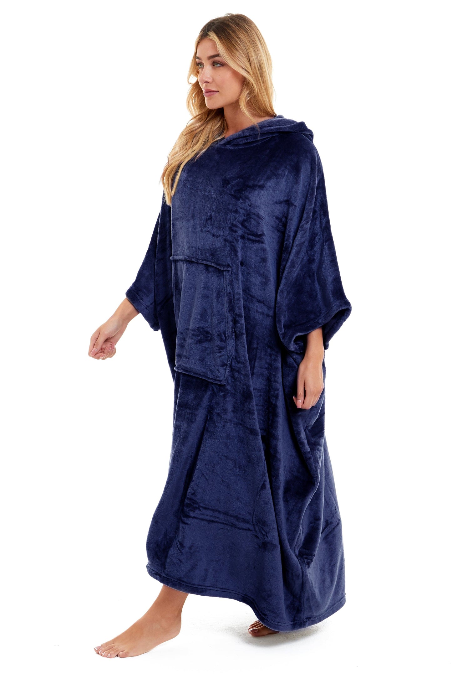Women's Oversized Hooded Poncho Blanket