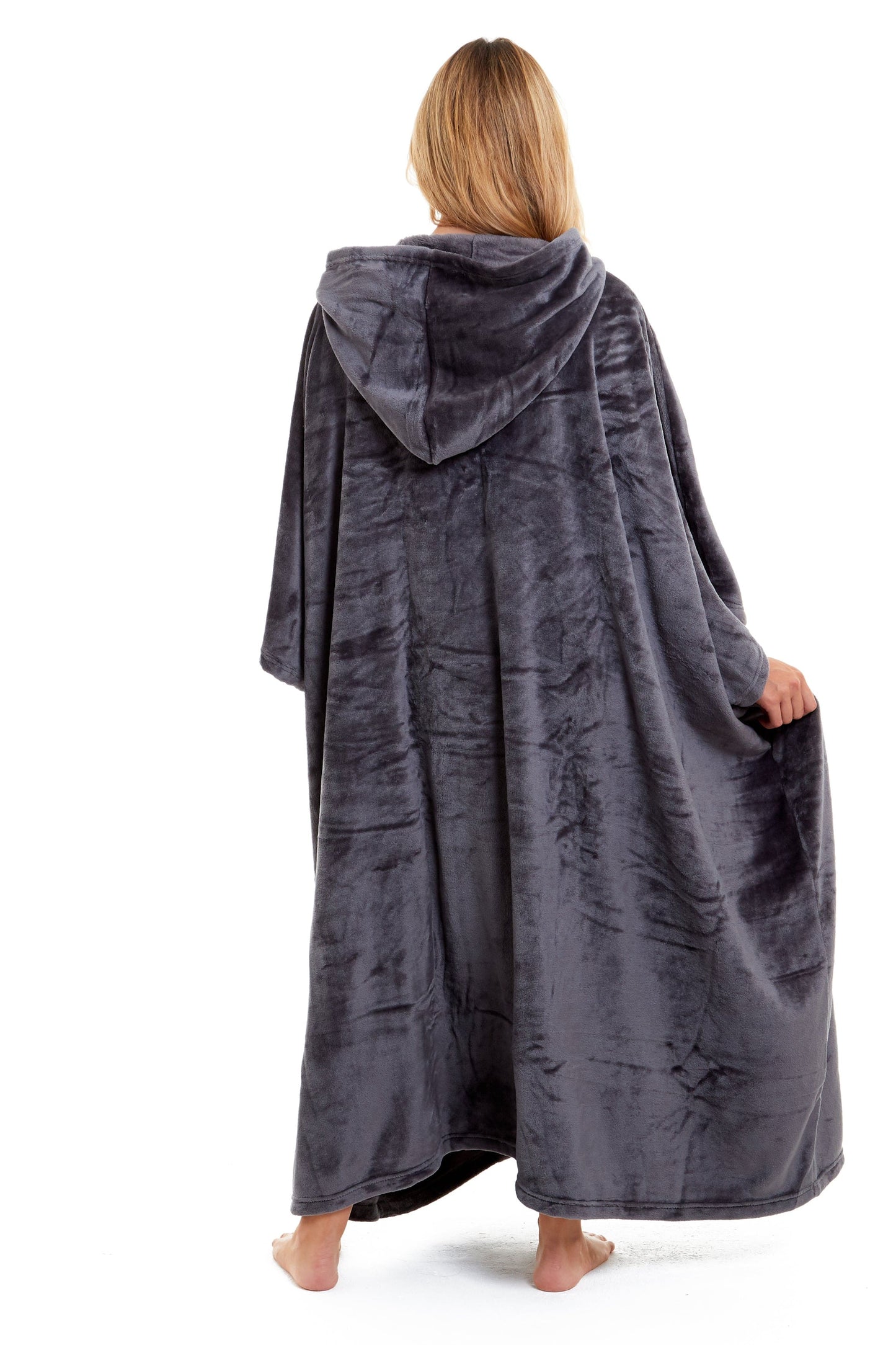 Women's Oversized Hooded Poncho Blanket
