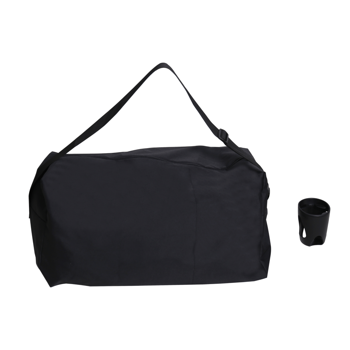 Xplor Ultimate 6 in 1 Foldable Trike in Jet Black travel bag with shoulder strap